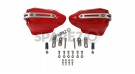 Fit For Royal Enfield Goan Classic 350 Tinted Red Color Hand Guard Kit - SPAREZO